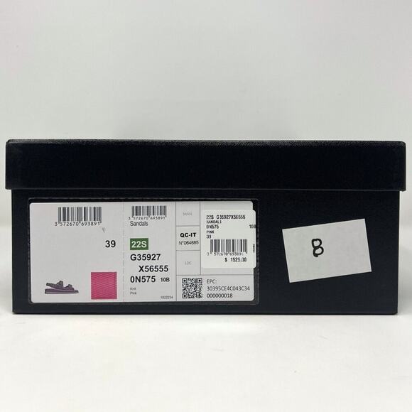 CHANEL Dad Sandals Hot Pink CC Logo Strap Chunky Sole EU39 - Picture 10 of 11